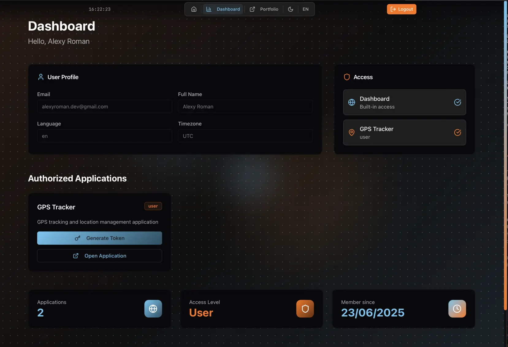 Dashboard